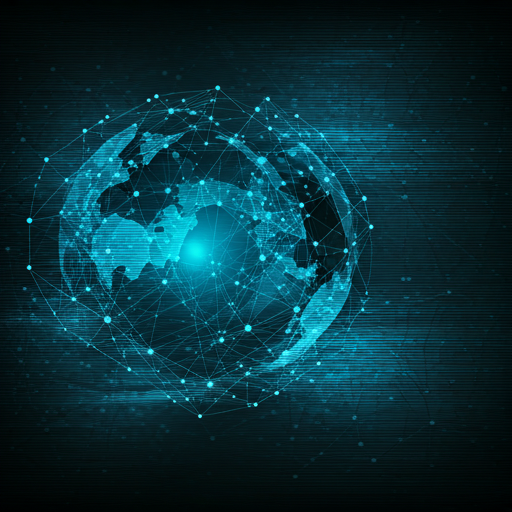 Digital connection background