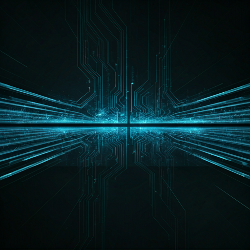 Cinematic technological background